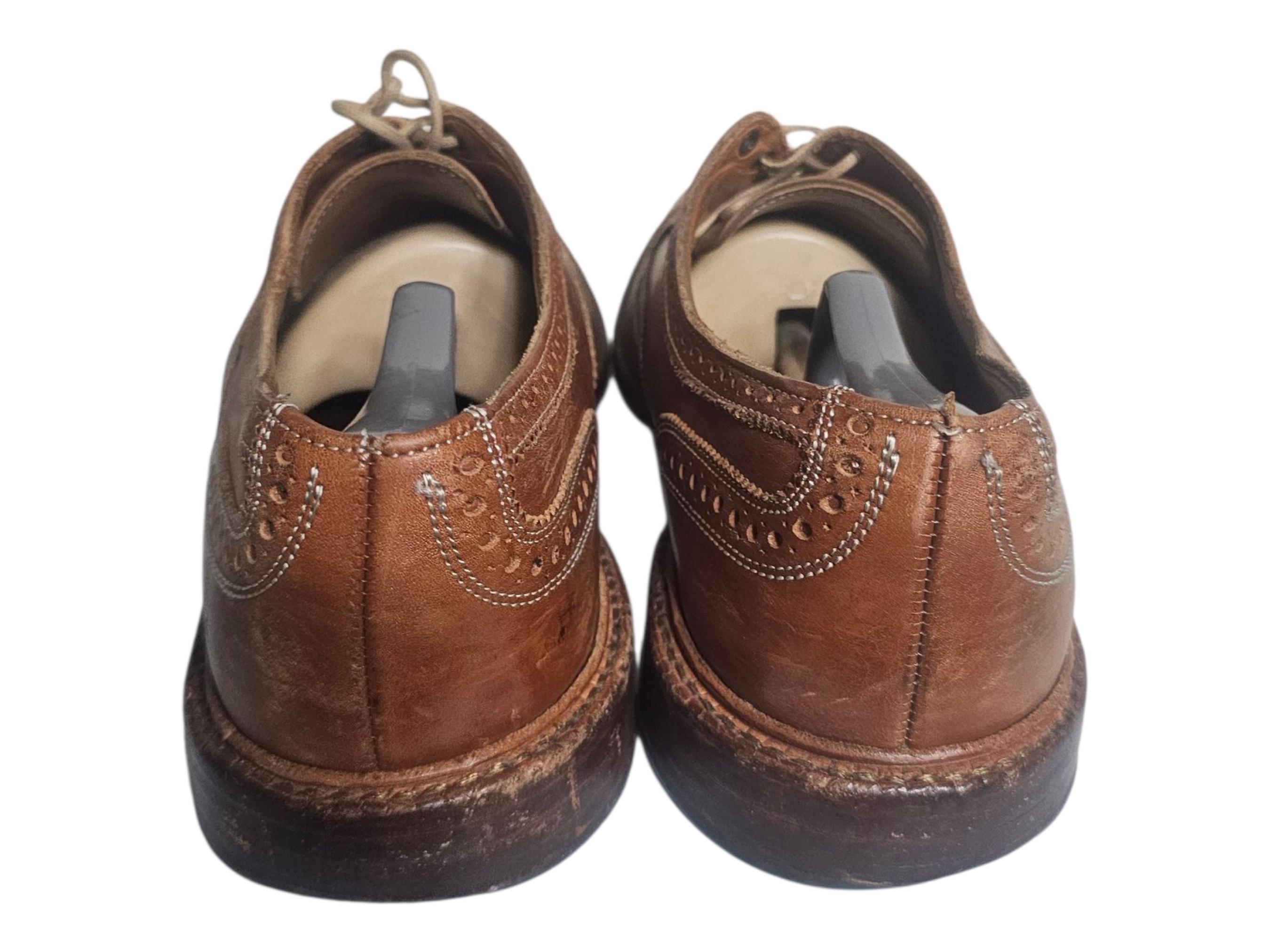 Allen Edmonds Mctavish Men 11 D Wingtip Oxford Shoes Brown  display picture 1