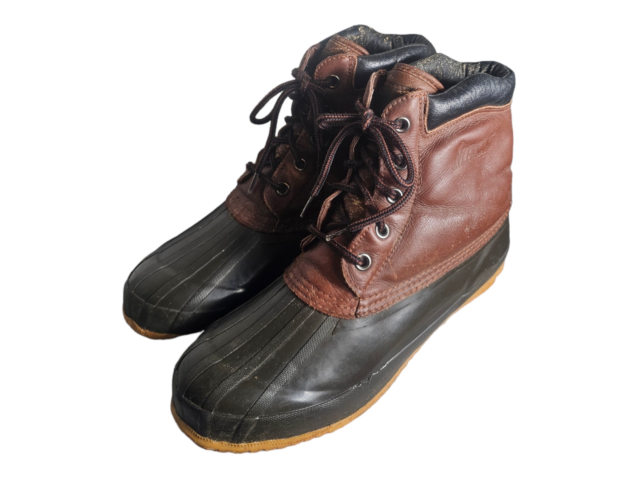 Mack Men’s Leather and Rubber Waterproof Duck Boots with Thermolite Insulation Mack Insulated Thermolite Leather Work Boots | Mercari main image 3