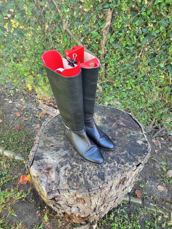 womens tall black riding boots