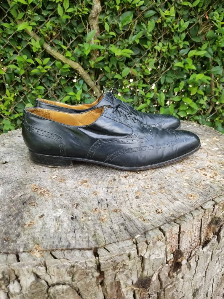 Vintage Sz 11.5 Johnston and Murphy Crown Aristocraft Black Vintage Sz 11.5 Johnston and Murphy Crown Aristocraft Black