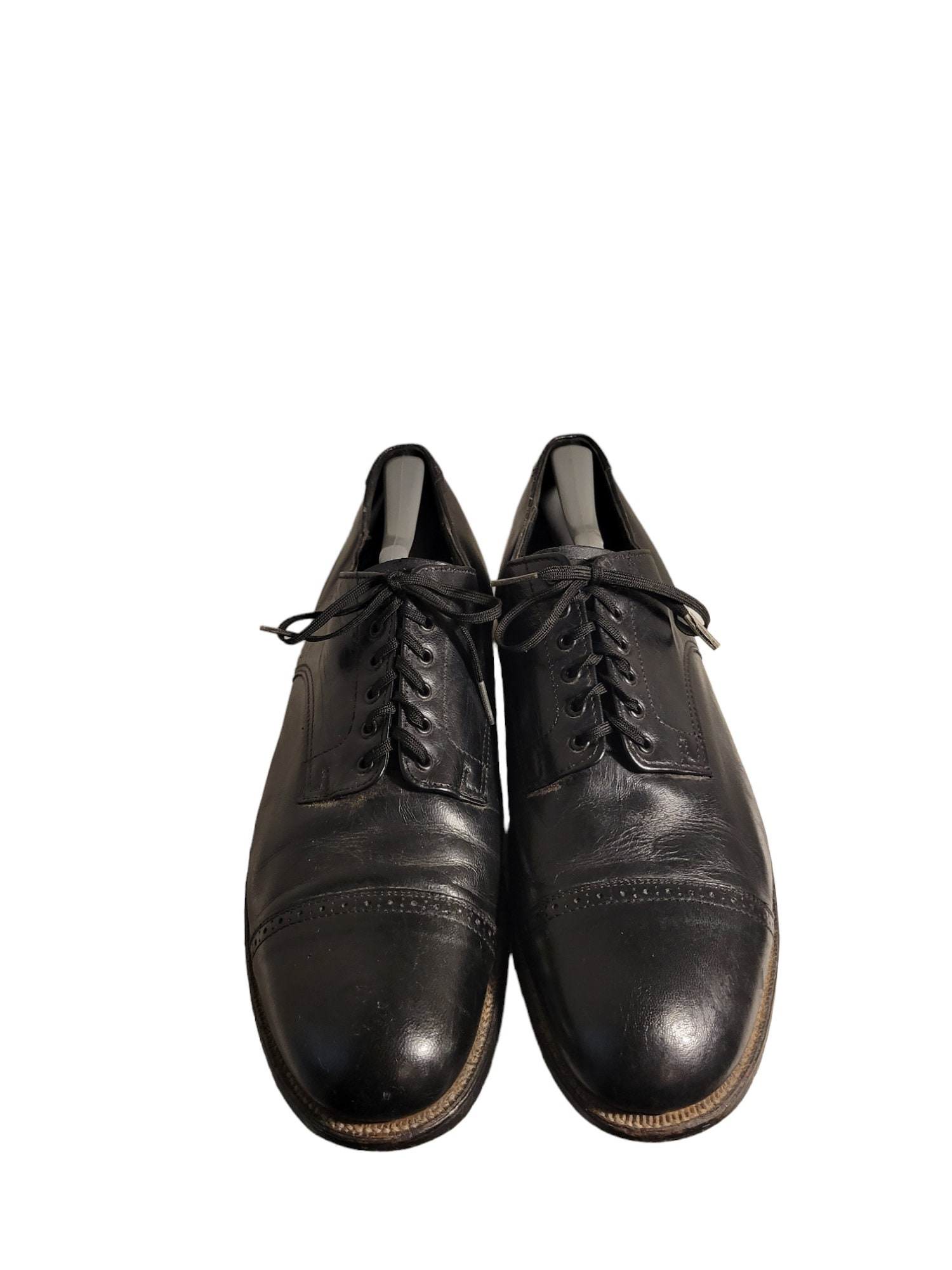 STACY ADAMS ALL LEATHER BLACK OXFORD LACE UP DRESS SHOE SZ:10.5M Stacy Adams Men main image 4