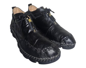 Vintage Men’s Botany 500 Brogue Beatle Zipper Boots Black Size 9 Botany 500 | Shoes | Botany 50 Dress Shoes | Poshmark main image 3