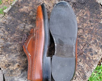 Florsheim Imperial 9.5 D Oxford Kenmoor Long Wingtip Cognac Florsheim Imperial 9.5 D Oxford Kenmoor Long Wingtip Cognac