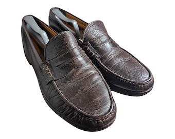 Florsheim Vintage Brown Loafers Moc Toe #505150 Men