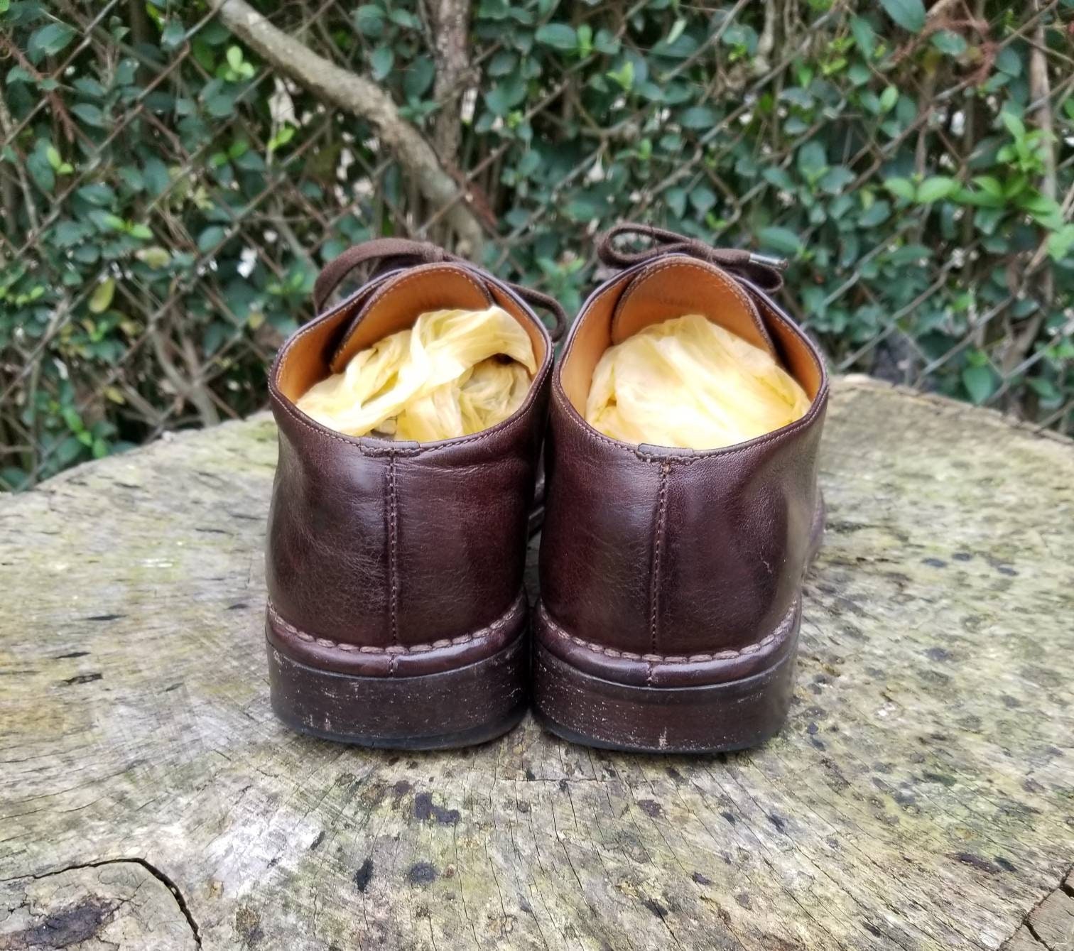 John Varvatos Stanton Derby Oxfords: Hand-dyed Italian 