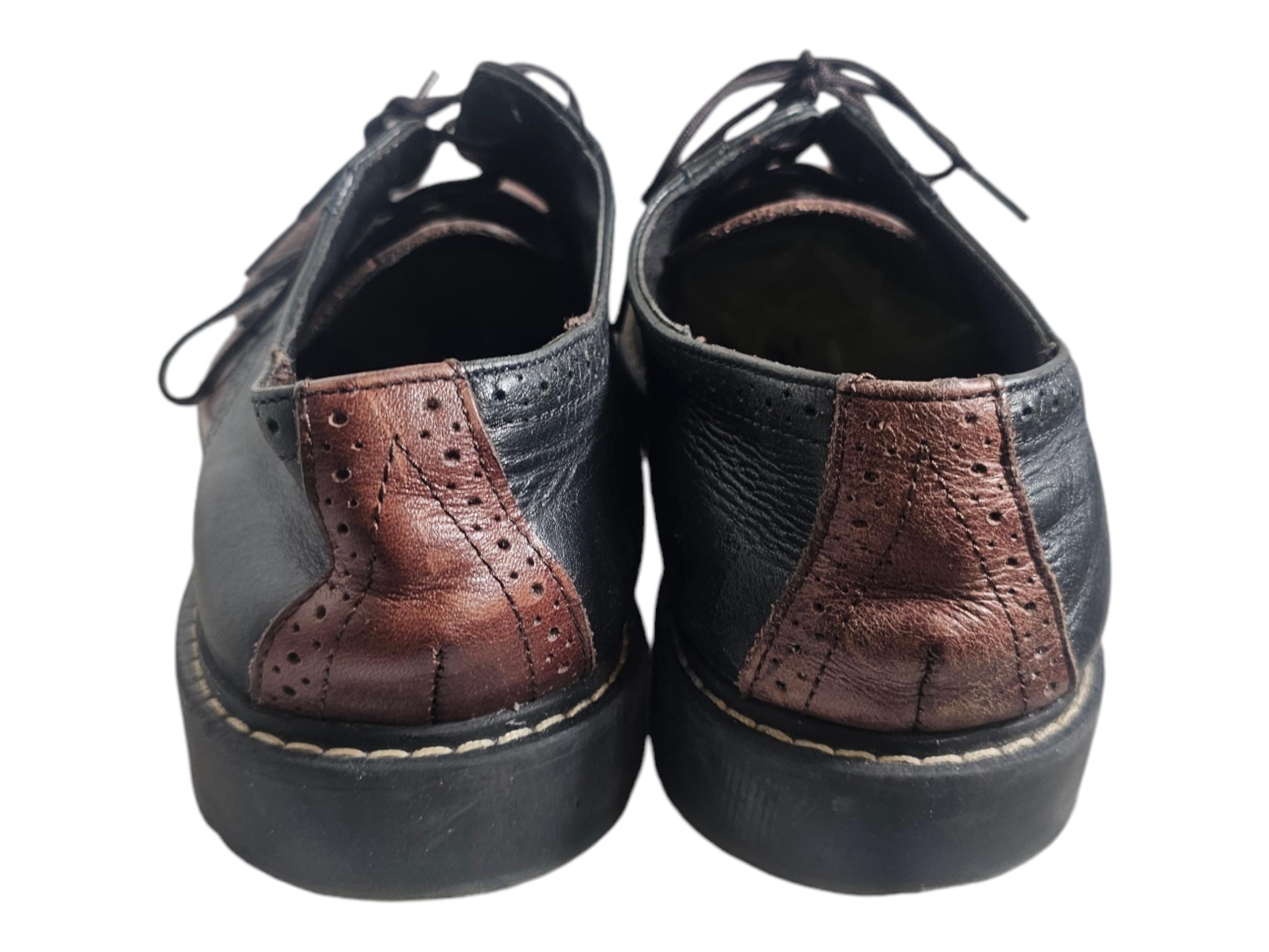 Fabio De Luca Leather Distressed Toe Lace Up Shoes Mens Size 9.5 FABIO DE LUCA Brown/black Rugged Casual Shoes From Men main image 3