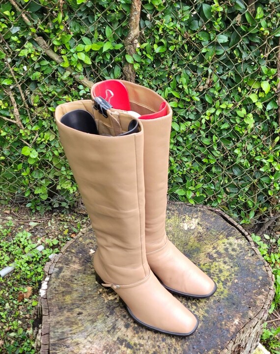 tan field boots