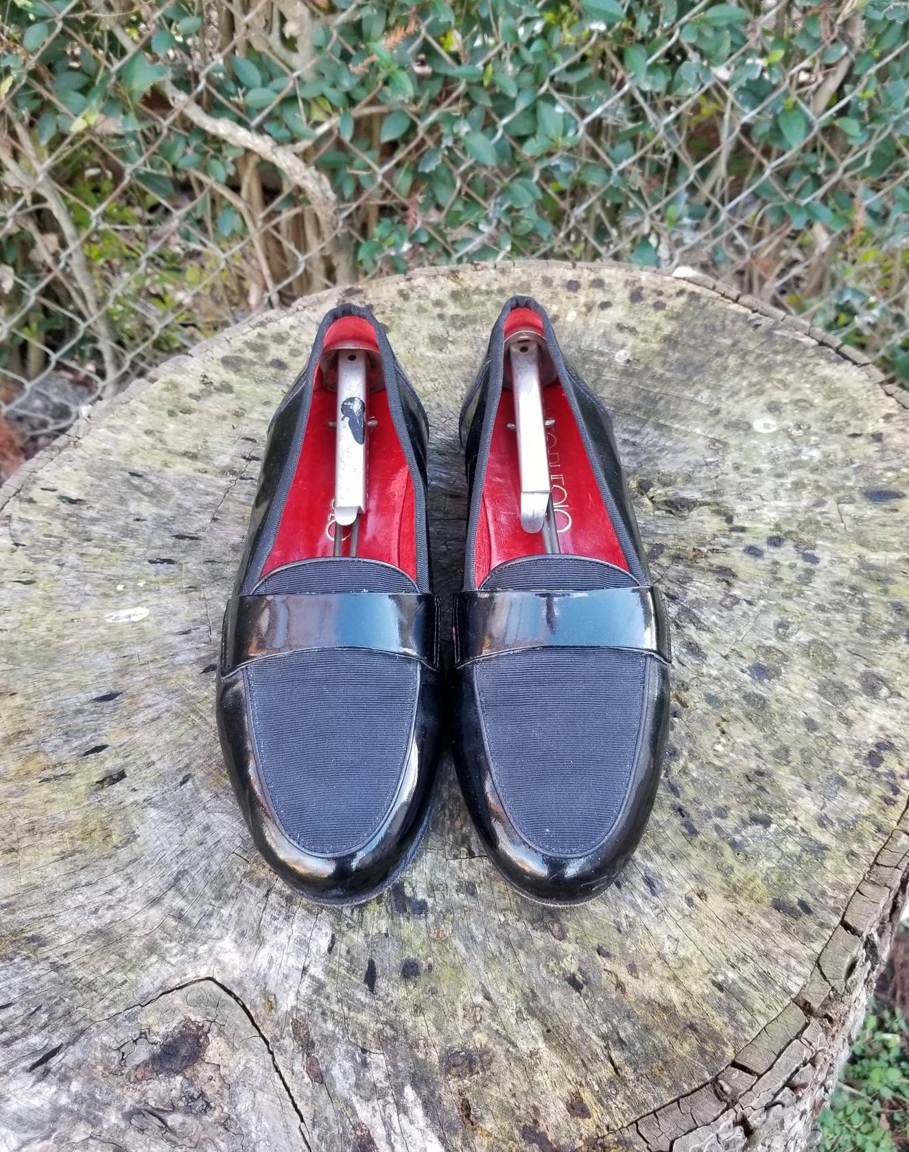 Vito Rufolo Mens Black Patent Leather Shoes Size 8 - Etsy Israel