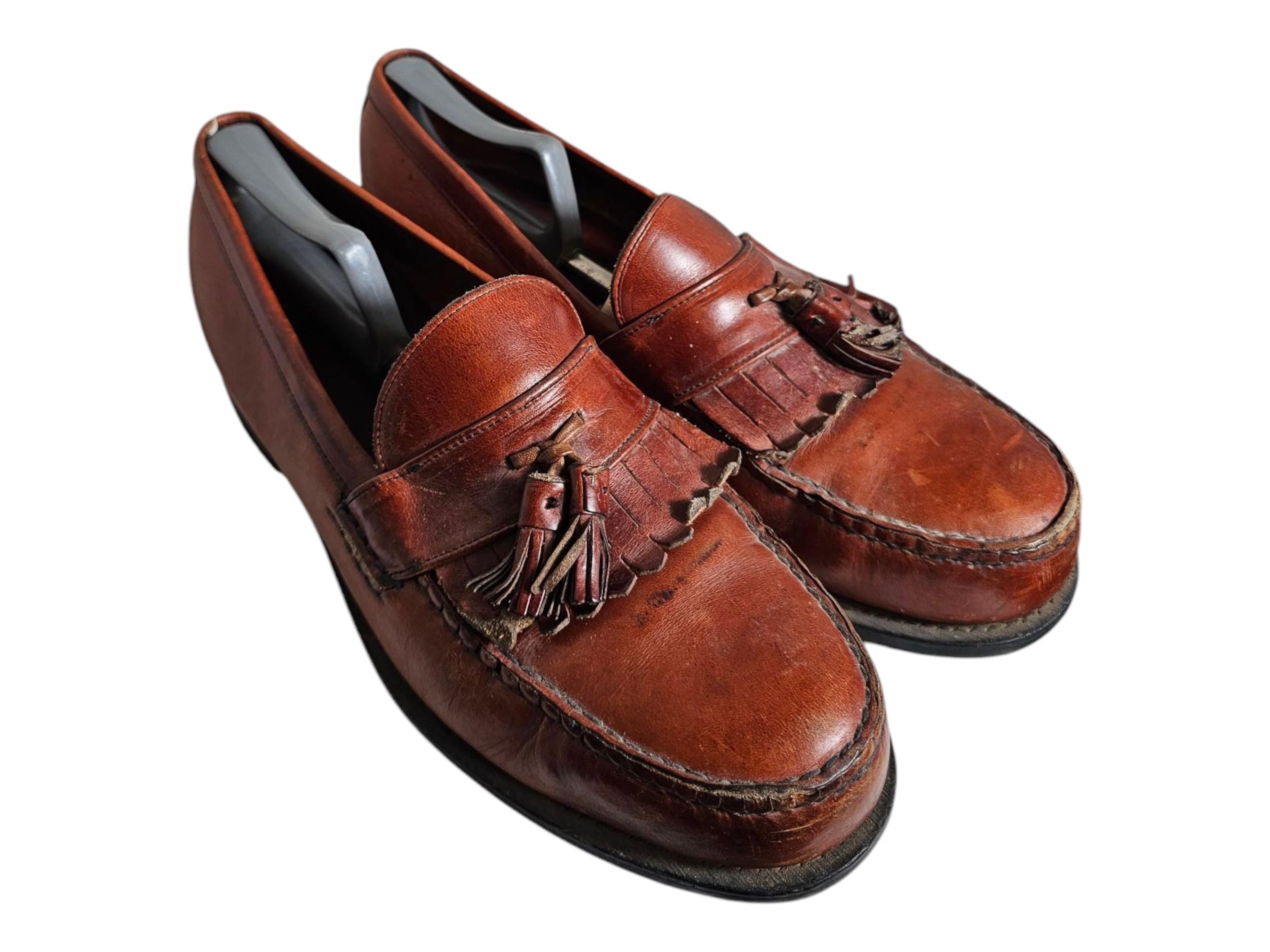 LEHIGH Classics Brown Leather Zip Up Slip On Steel Toe Dress Work Boots 8.5D Vintage Lehigh Steel Toe Leather Boots Men main image 2