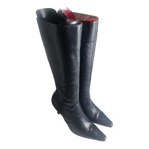 Bottines Noires Hillard & Hanson - Taille US 9 (medium) - Style Mode Cheville - Talon Moyen