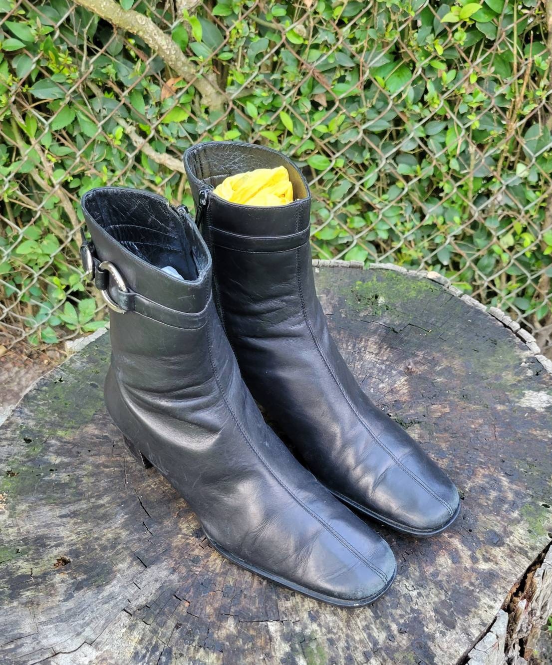 Prada Men's Cobblestone Leather Ankle Boots