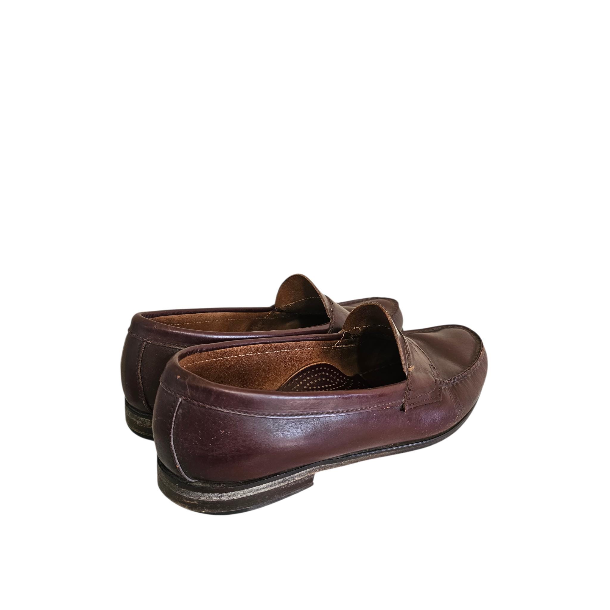 GH Bass Weejuns Penny Loafers Mens Size 11.5 D Leather Brown  display picture 3