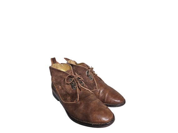 Genuine Leather/Suede Ankle Boots Made In Italy By Laura 7.5M
