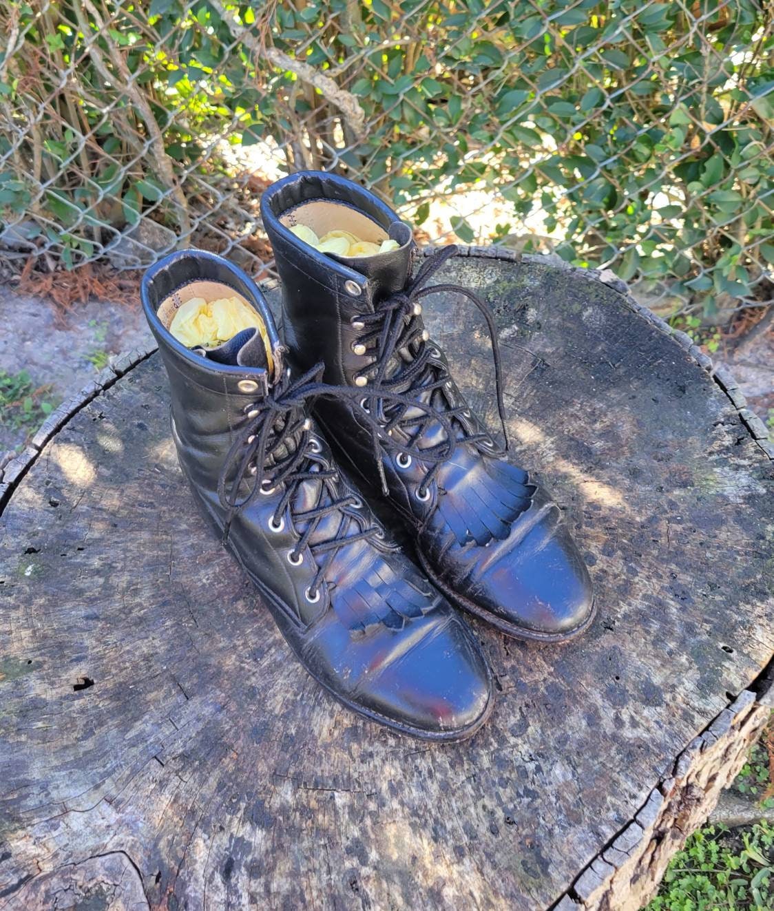 Vintage Laredo Lace Up Roper Boots 6.5 (W) – The Bowery Vault