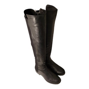 Botas Stuart Weitzman de piel auténtica Napa, talla 4 M