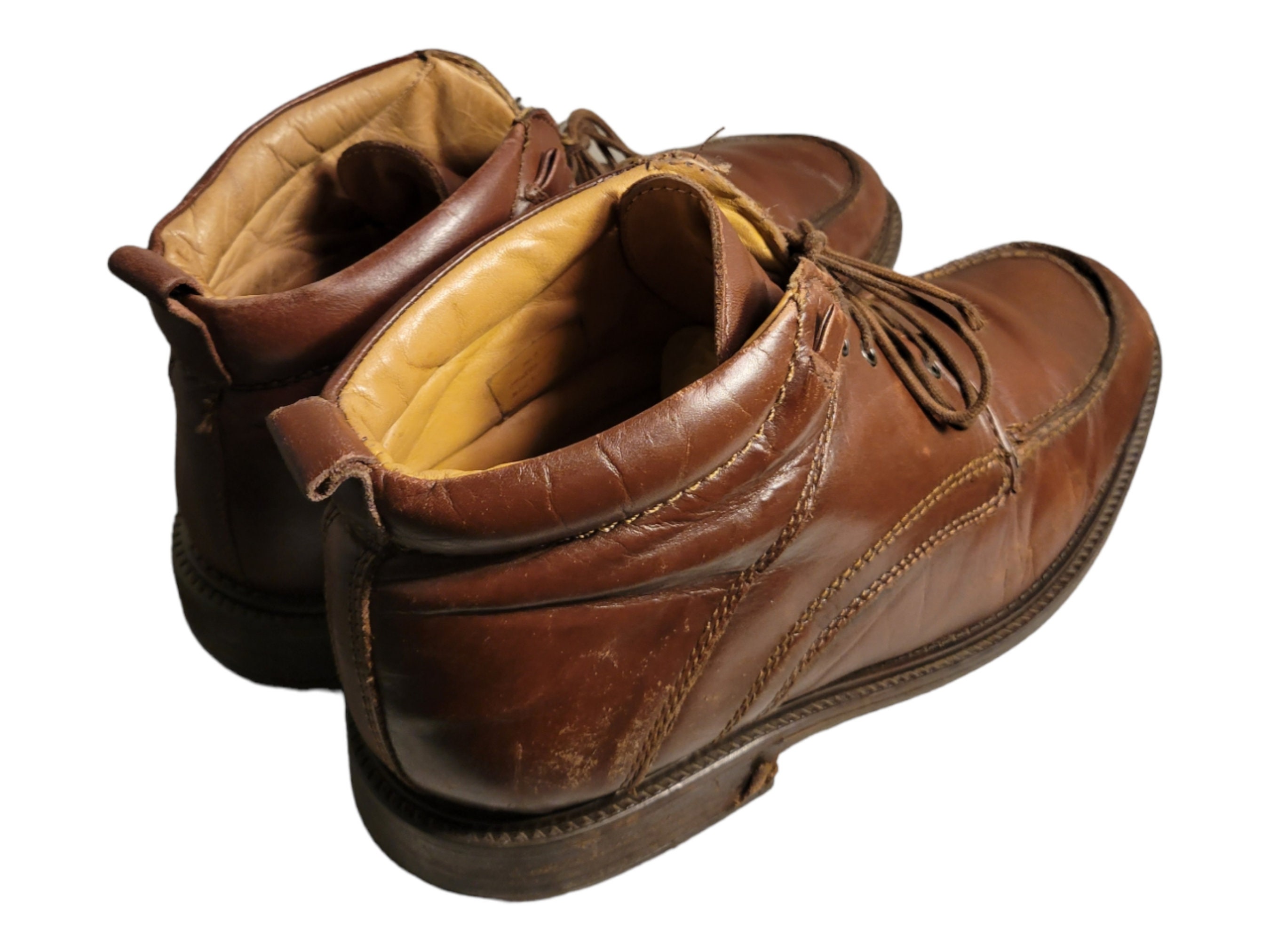 EASE by Florsheim Mens Leather Brown Chukka Boots Italy  display picture 2