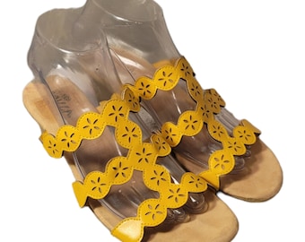Unilady Womens Transparent Block Heel Multicolor Sandals  display picture 1
