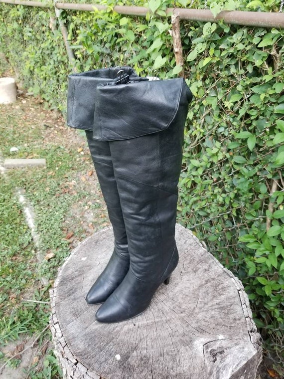vintage thigh high boots
