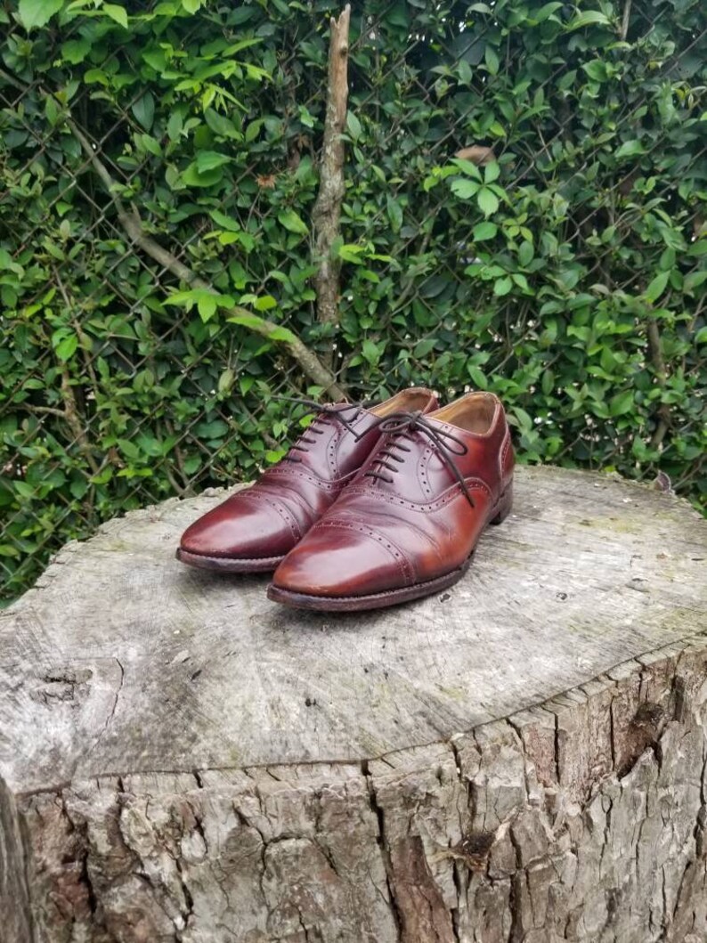 Sz 10 Vintage Loake 1880 Ledbury Oxford Cap Toe Dress Shoes/ Etsy