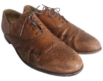 Florshiem Royal Imperial Schoenen Heren 9D Bruin 97328 Tan Wingtip