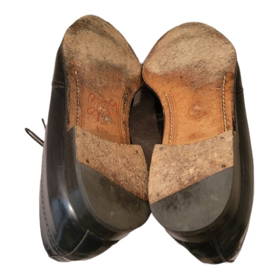 Vintage Blue Leather Wingtip Dress Shoes - Miguel Angel Italian