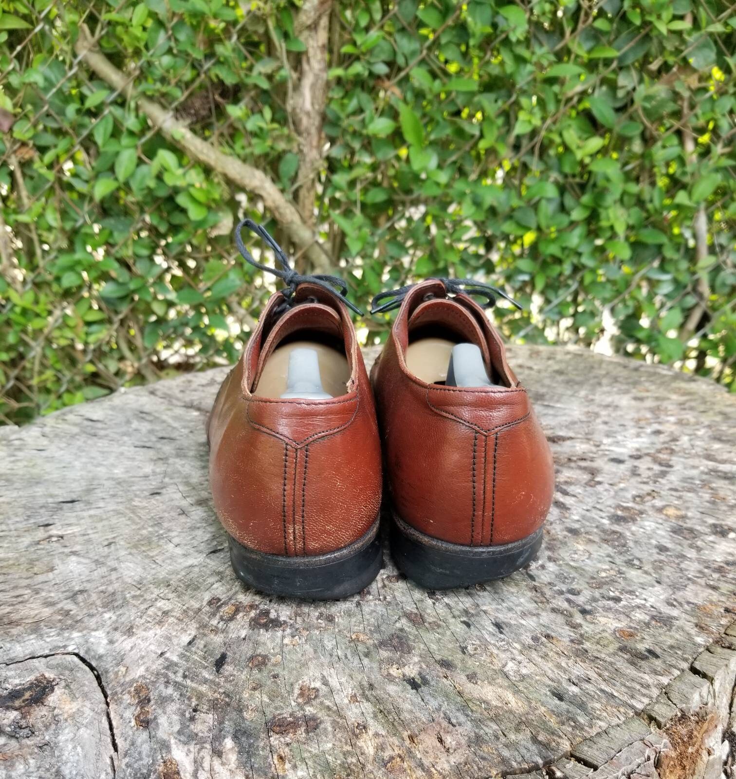 Stacy adams wingtip cognac deals