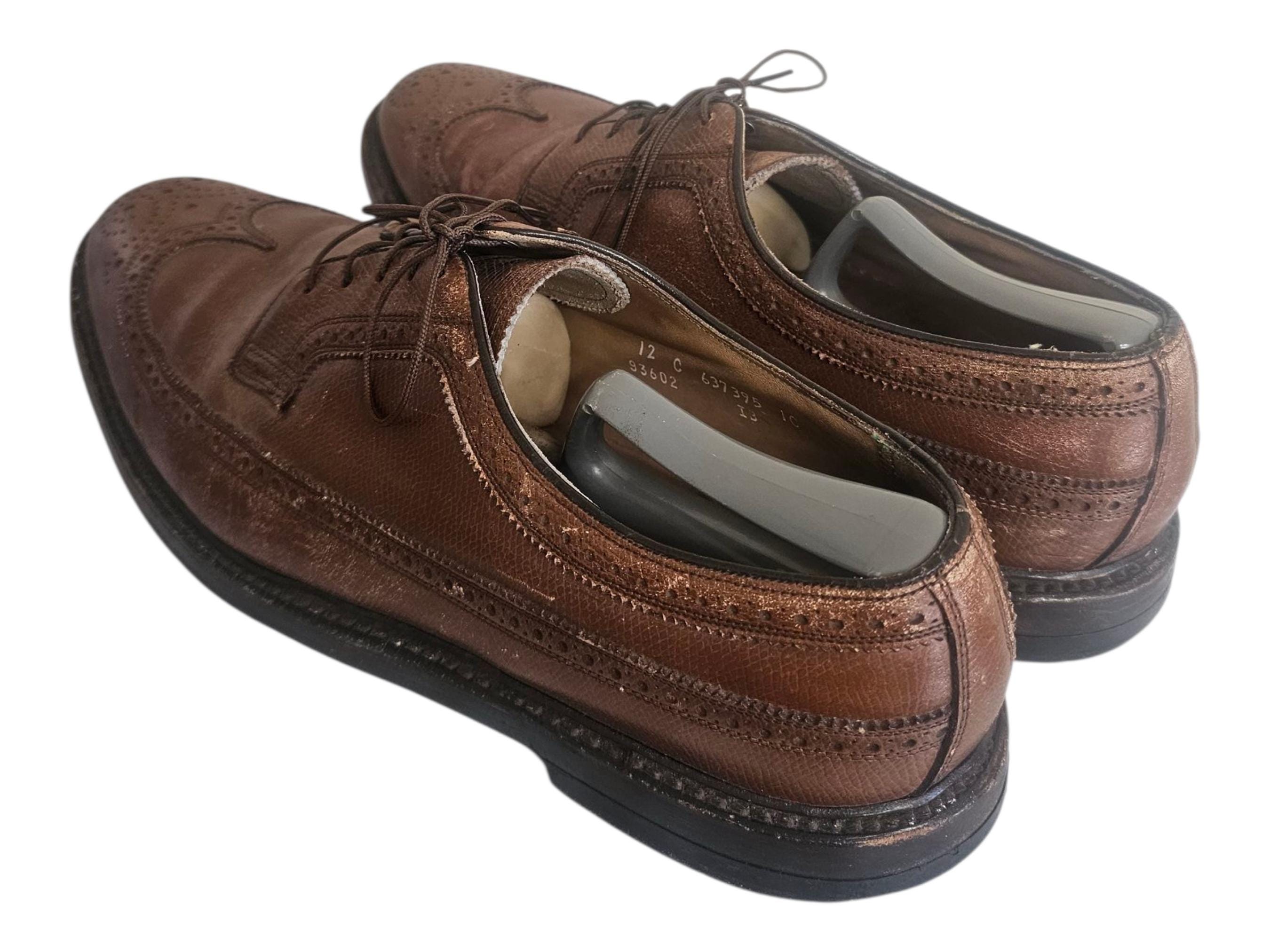 Florsheim Vintage Royal Imperial Wingtip Kenmoor V Cleat 637395 Sz