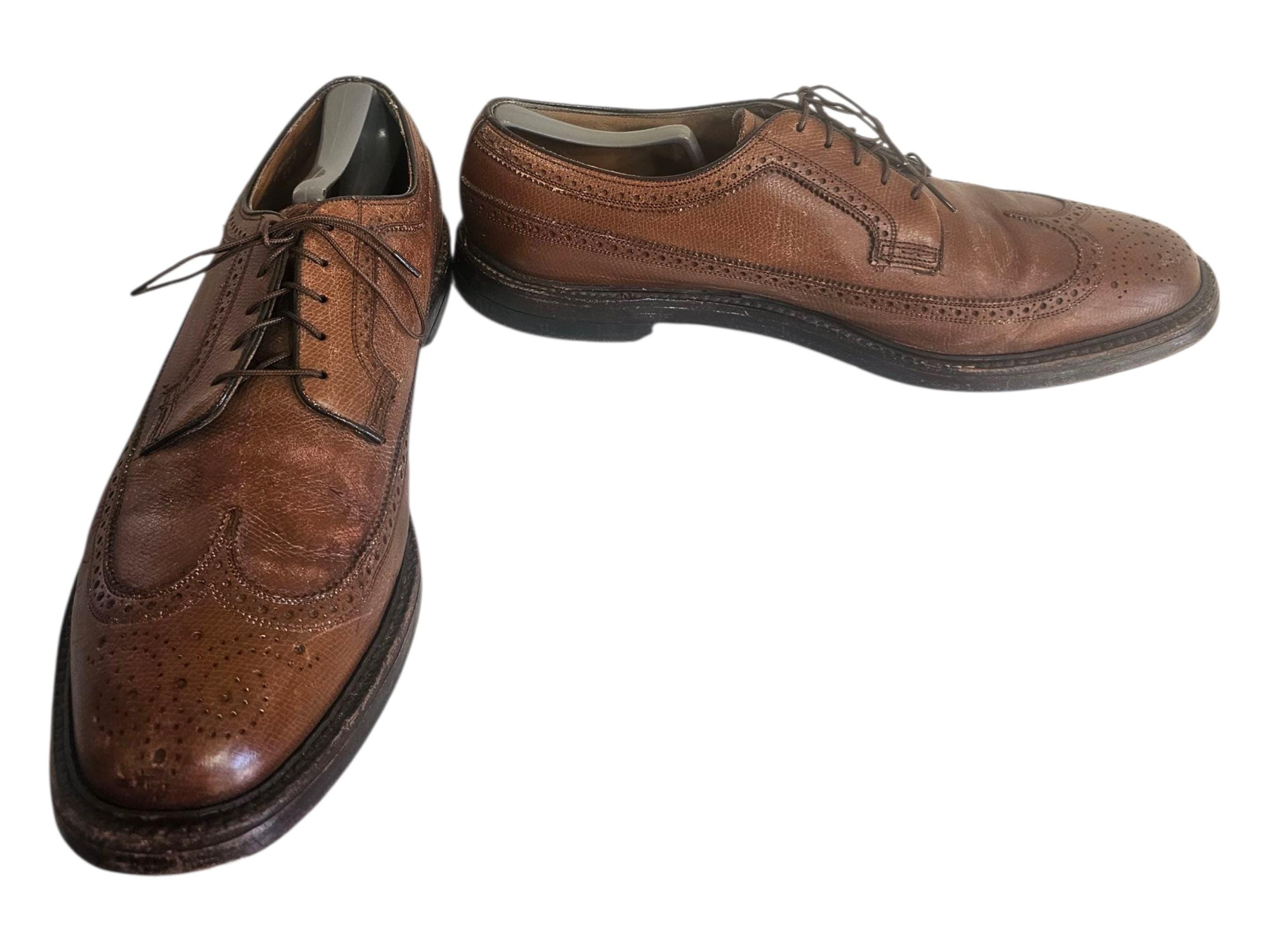 Florsheim Vintage Royal Imperial Wingtip Kenmoor V Cleat 637395 Sz