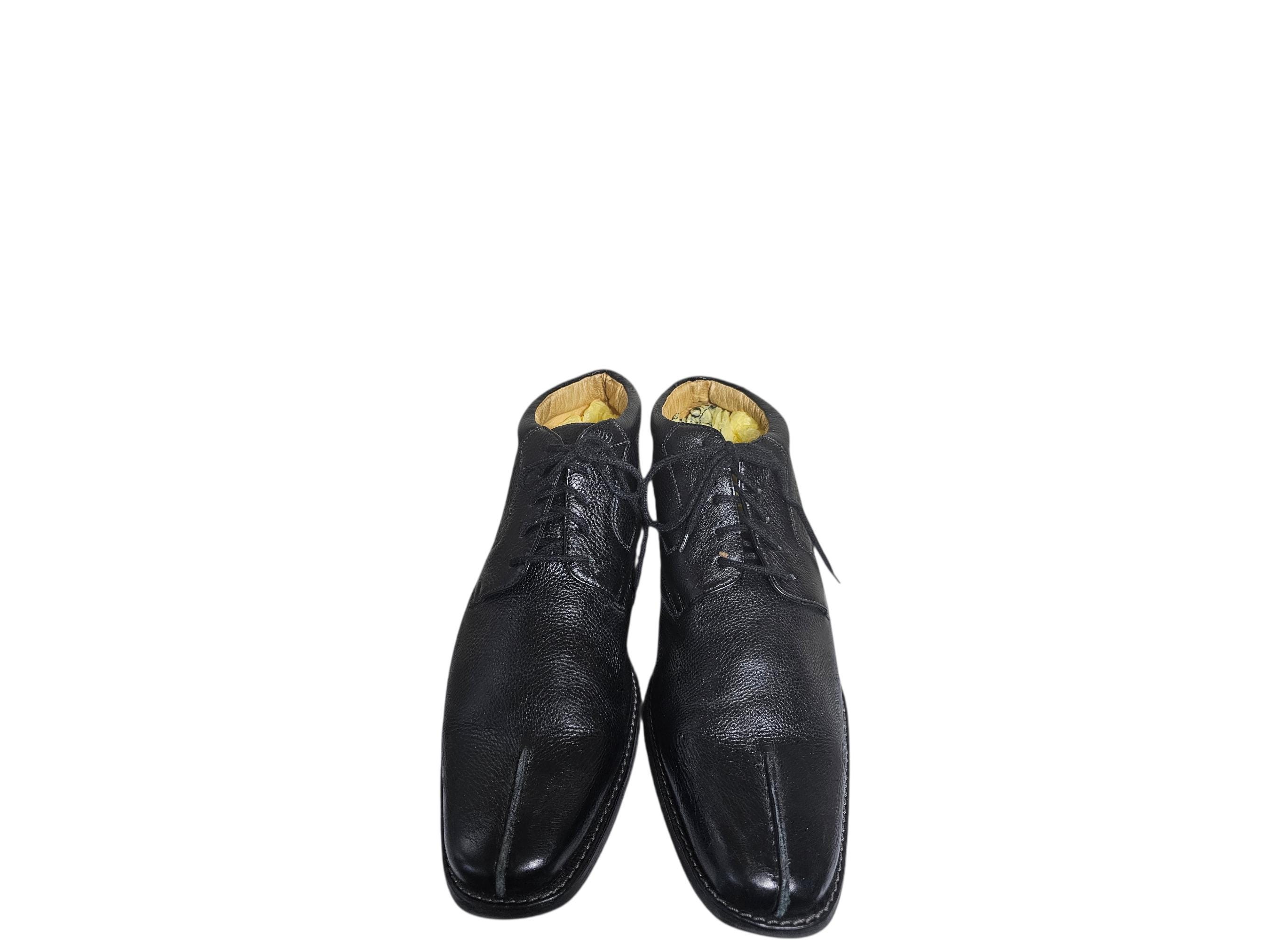 Sandro Moscoloni Ankle Boots 12D Mens Black Soft Pebbled 