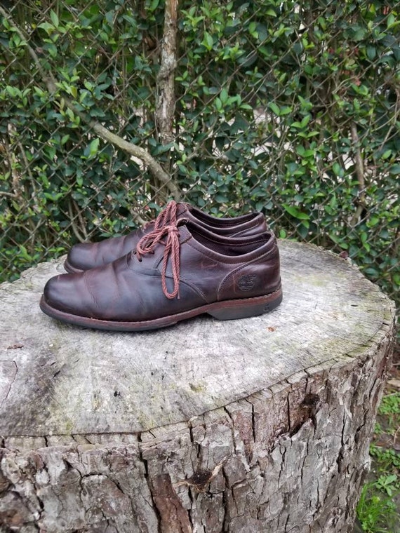 Sz 8.5 Vintage Lace Up Oxford Shoes By Timbaland/… - image 3