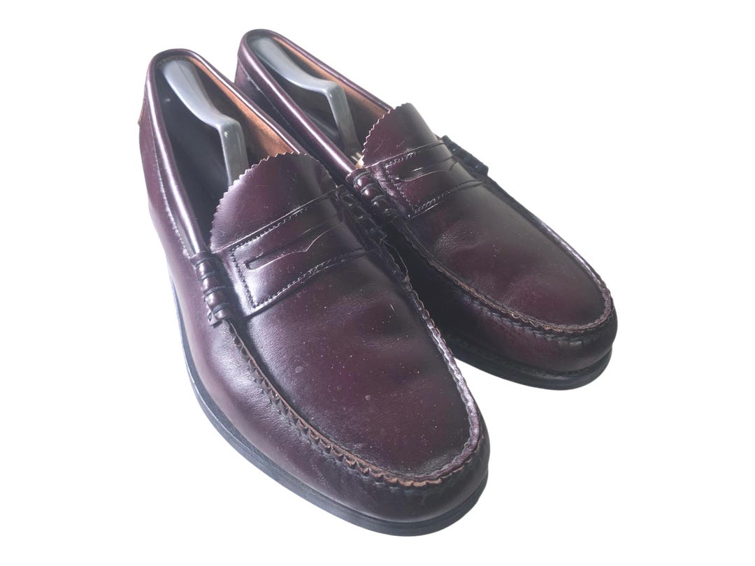 Hombre Mocasines Pijos Mocasines Vintage Dexter Oxblood Penny