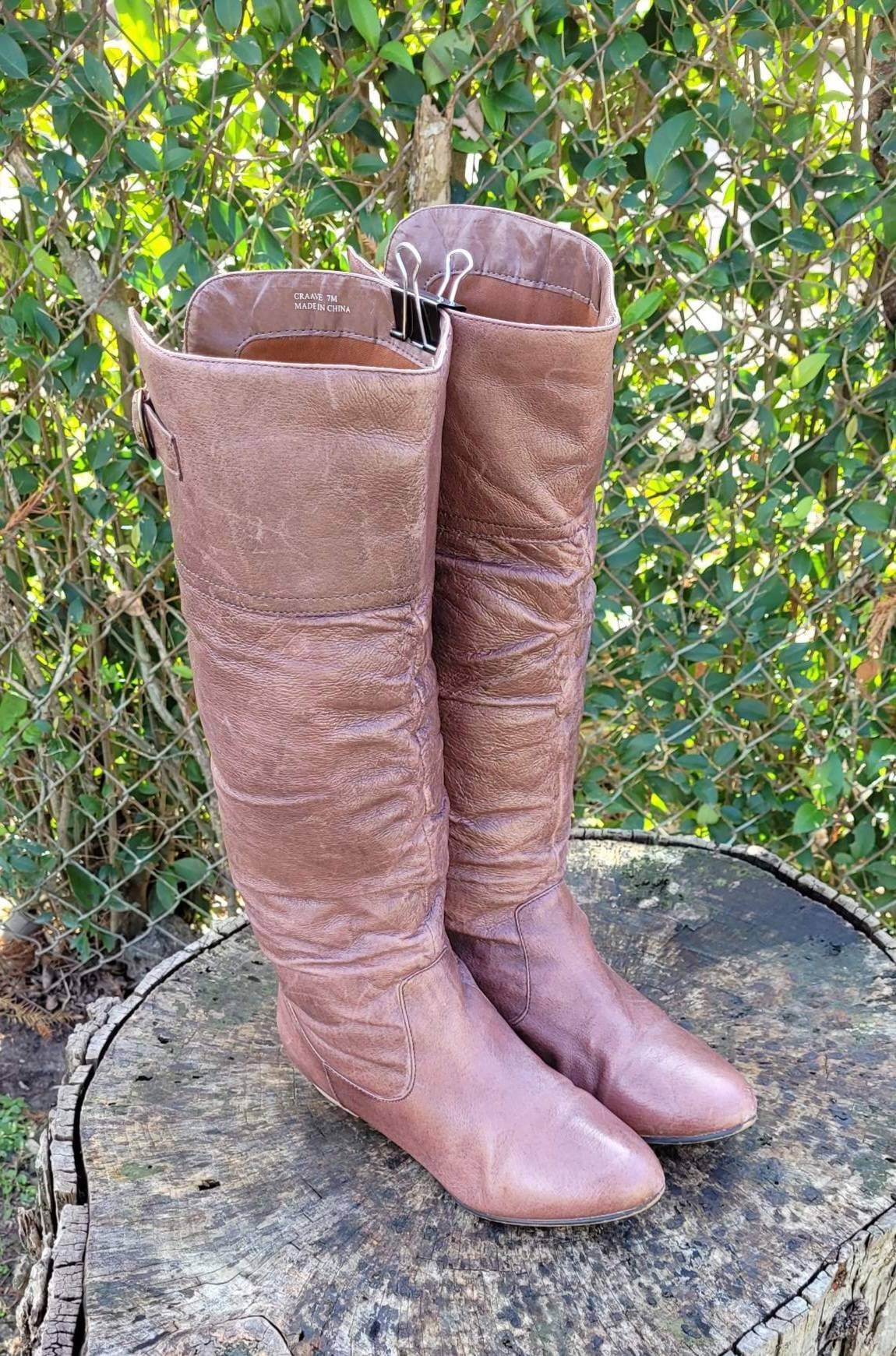 Taupe Boots - Etsy