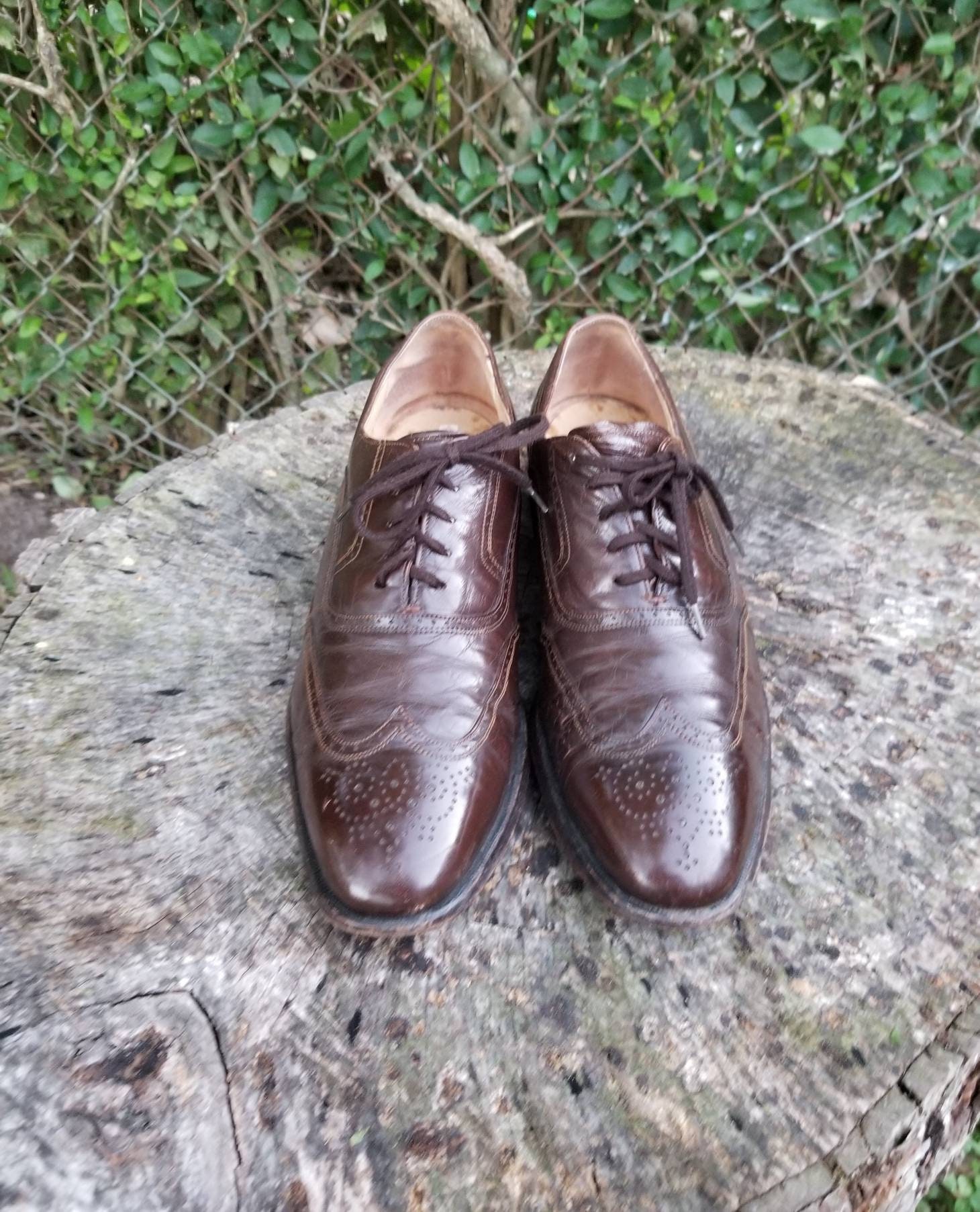 French Shriner - Elegant Burgundy Men\'s Dress Shoes Size 13 D French Shriner Milton Burgundy 9W Fine Real Leather Men  main image 2