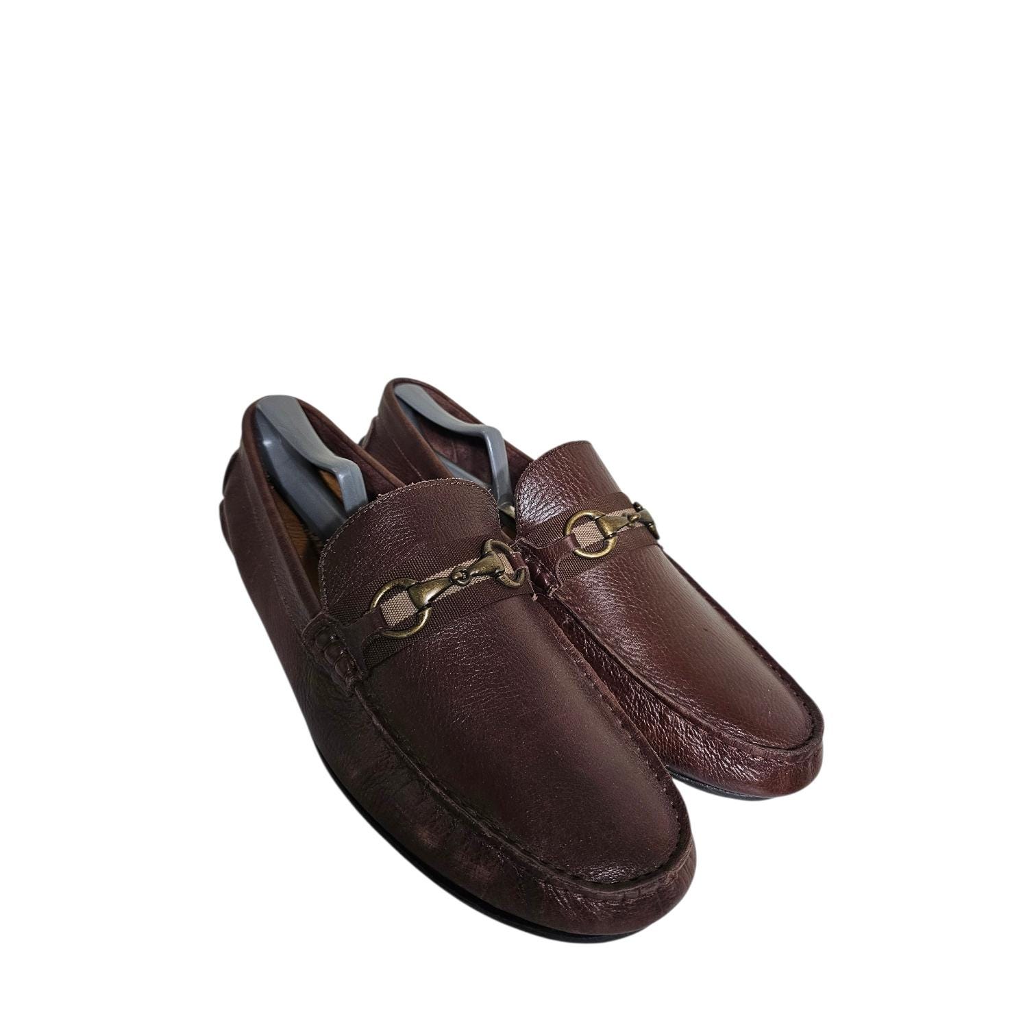 Giorgio Brutini Men\'s Brasilla Horse Bit Leather Loafers Brown 14M Vintage Men main image 3