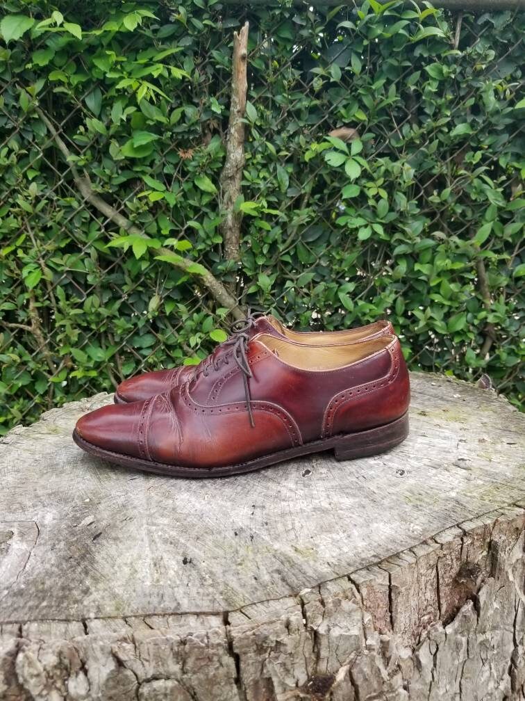 Sz 10 Vintage Loake 1880 Ledbury Oxford Cap Toe Dress Shoes/ Etsy
