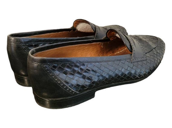 Men's Johnston & Murphy Domani Black Basket Weave… - image 8