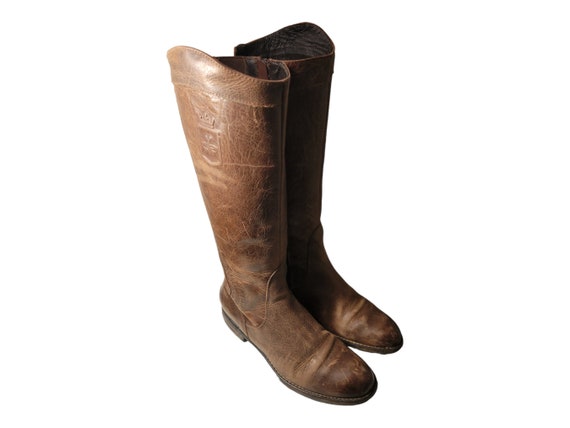 Lyard 15403 Edmont longue botte en cuir pour femme bottes d