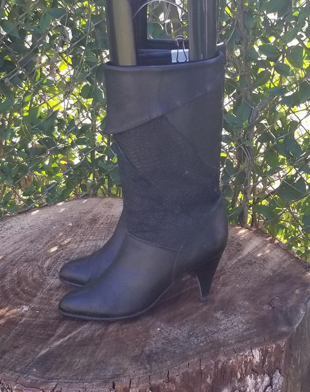 boots with fold down cuff