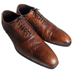 Men&#39;s Shoes Italian Shoes Naples Astro Enzo Solid Elegant Leather Shoes 9 US/42 EU