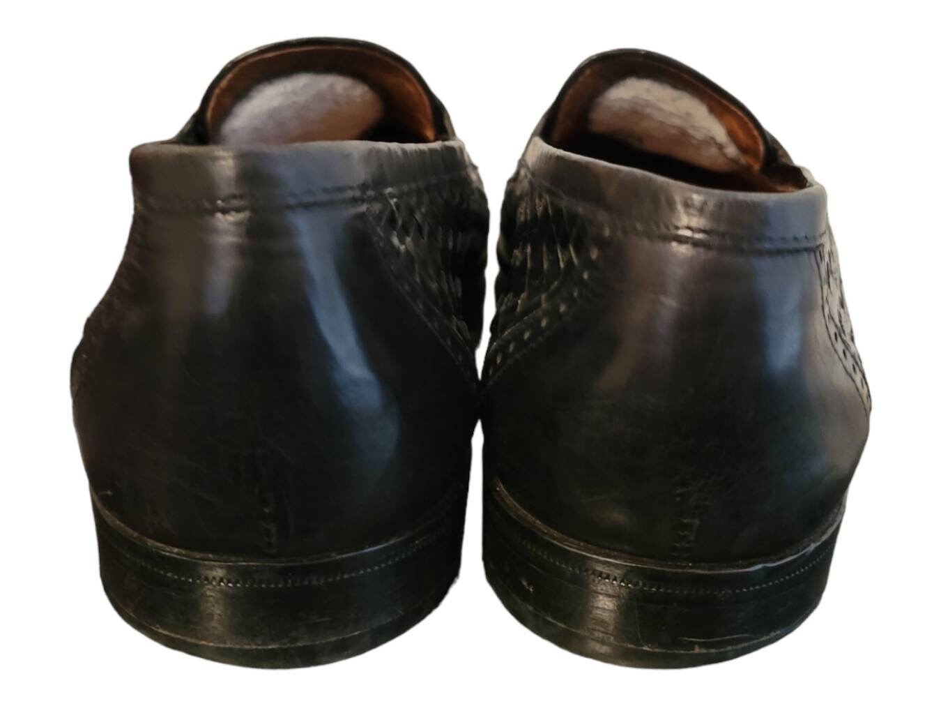 Johnston & Murphy Domani Woven Leather Loafers 10 M Italy Domani Italy Domani Shoes By Johnston And Murphy Domani By  main image 3