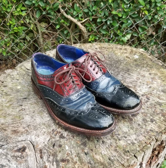 Sz 8 Vintage Wingtip Oxford Shoes/ Very 