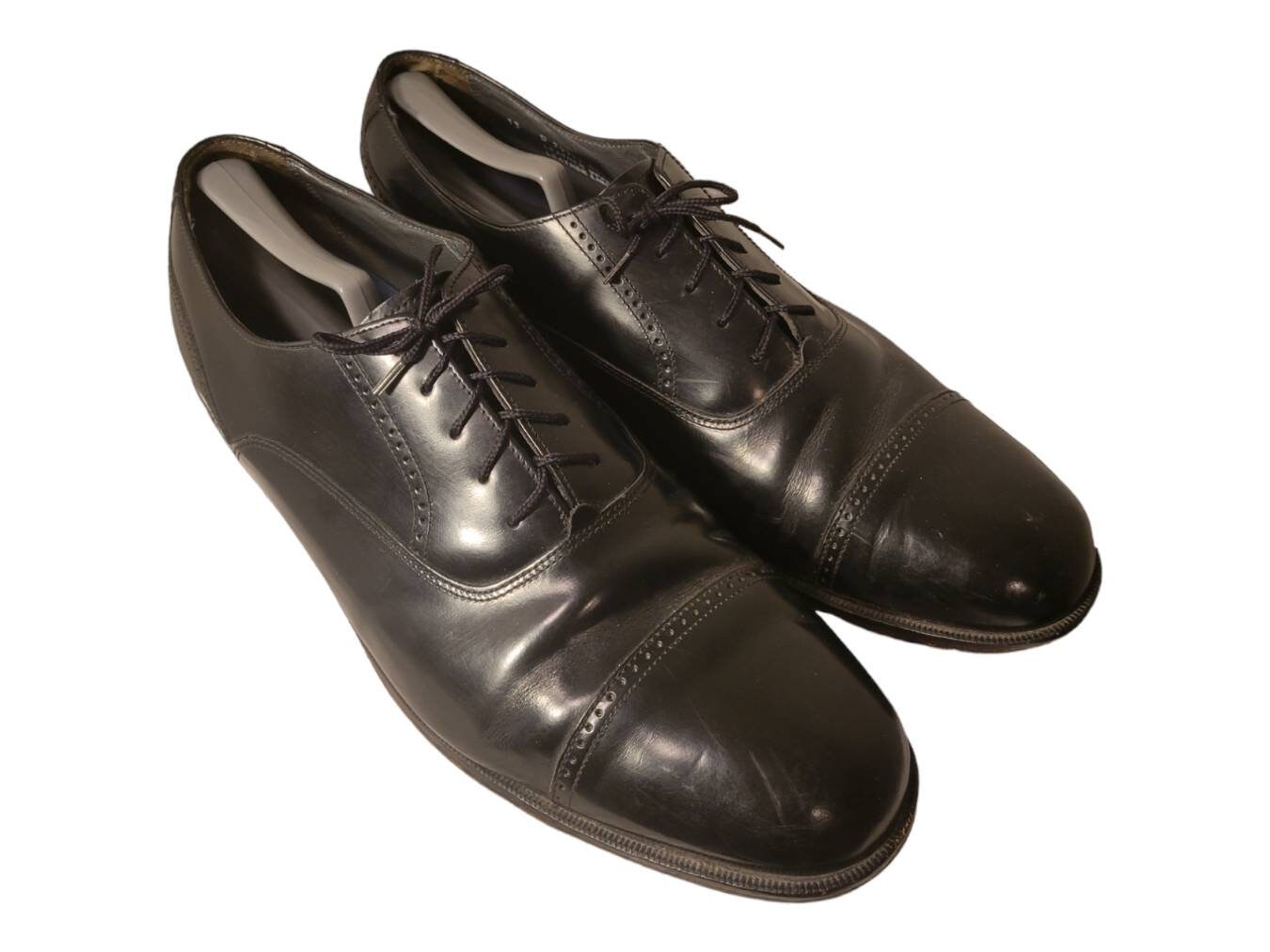 Stanley Blacker Black Leather Lace up Oxford Cap Toe Dress Stanley Blacker Black Leather Lace up Oxford Cap Toe Dress