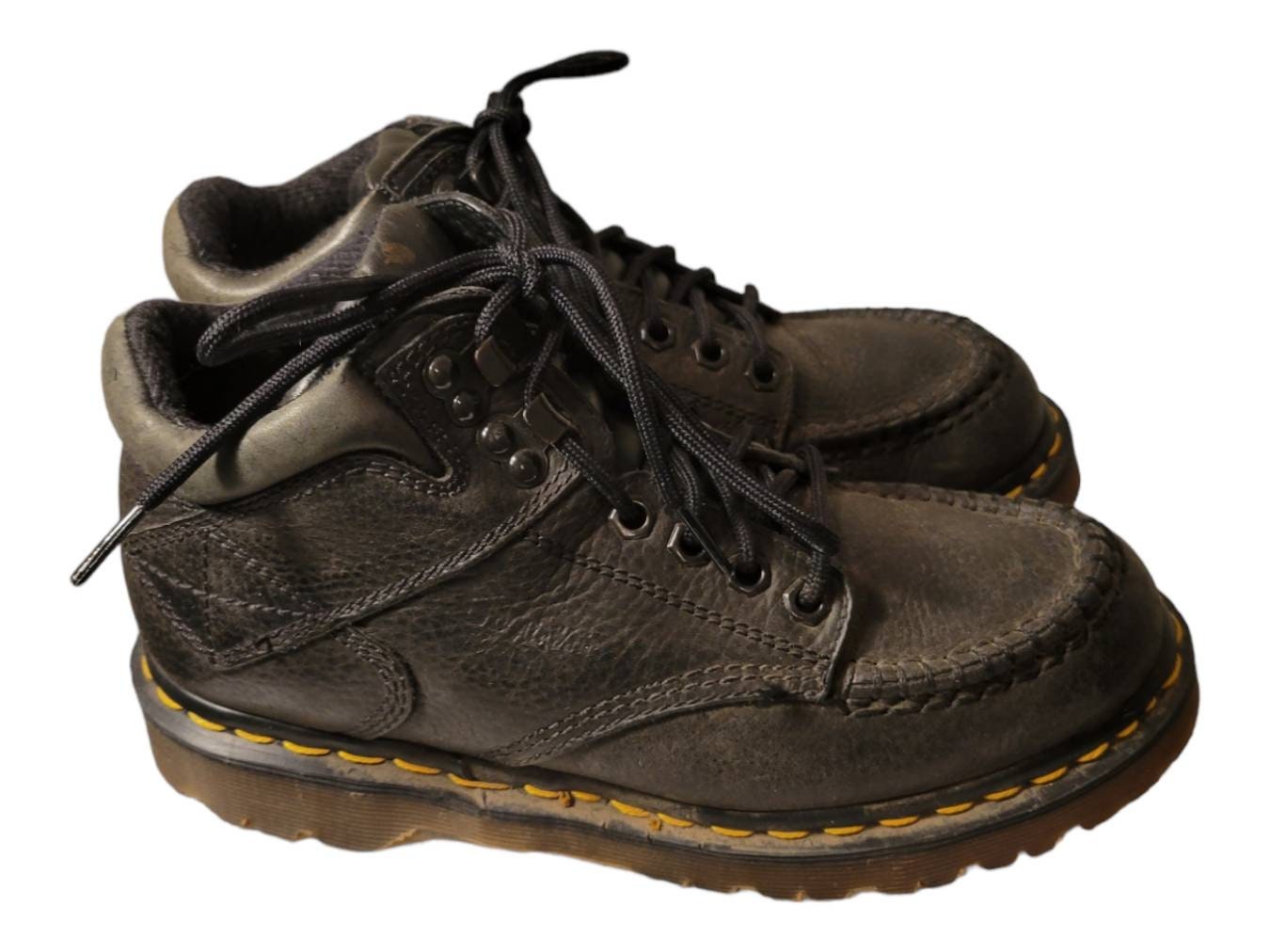 Dr. Martens Air Wair 8060 Black Work Ankle Boots Womens US 7 - Etsy