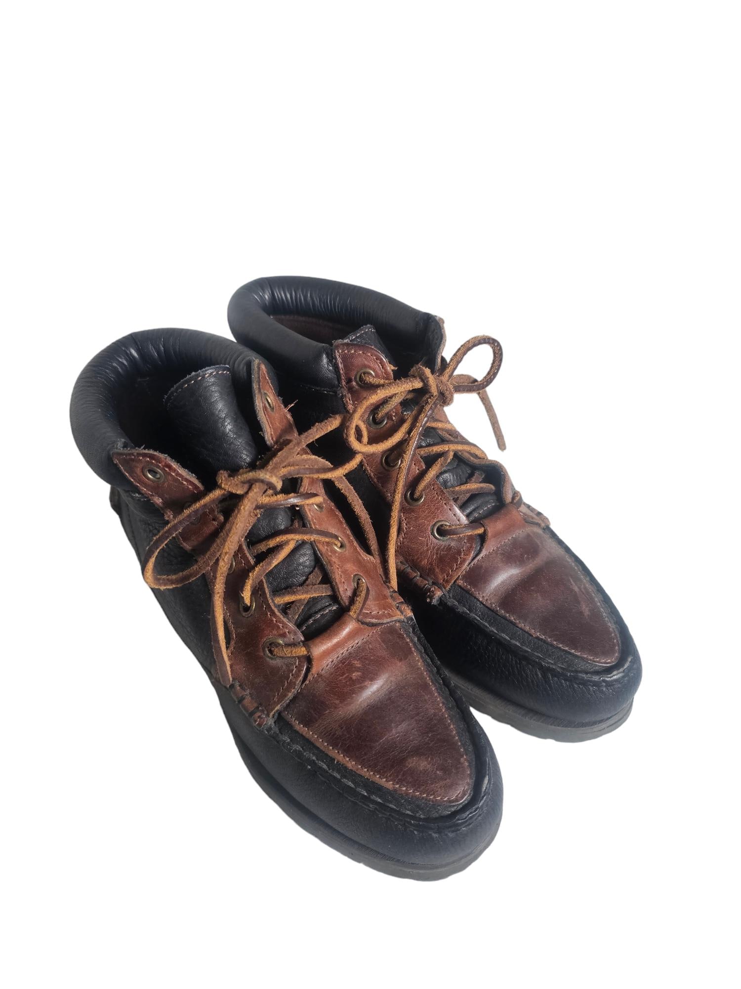 Timberland Damen Mokassin Wasserdichte Stiefel Leder Schnürer Größe 6.5 M