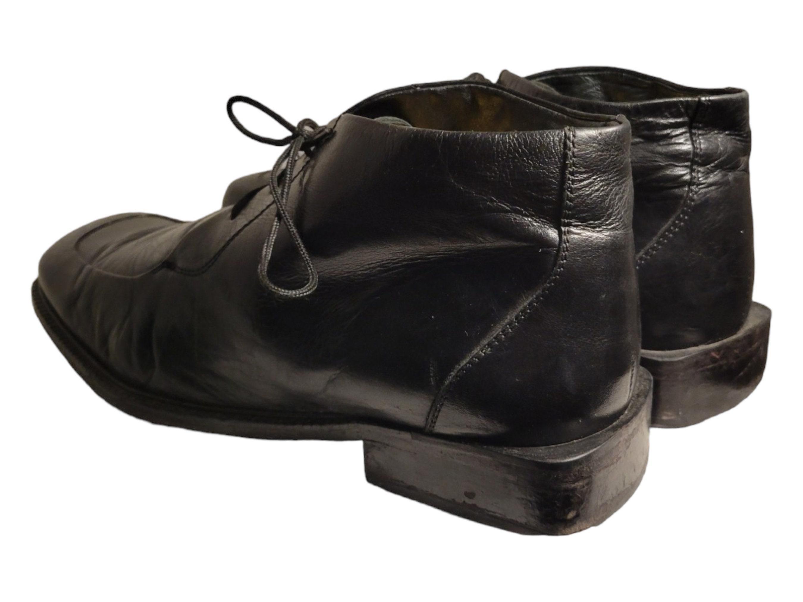 Fratelli Footwear Men\'s 10.5 High Top Lace Black Leather Oxford Dress Ankle Boot Fratelli Rossetti Boots for Men for Sale | Shop New & Used  main image 3