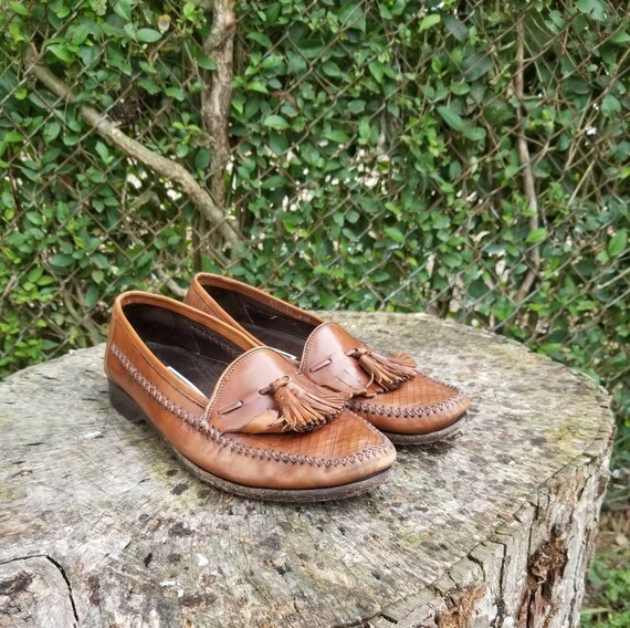 Mens 8.5 Bragano Tassel Fringe ITALIAN CRAFTED LOA