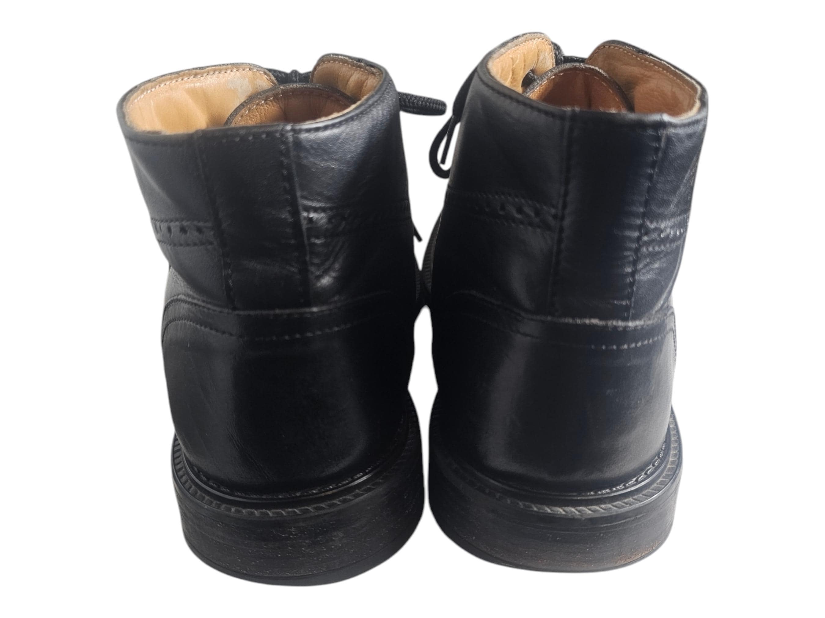 Venturini Boots Sz 10 Black Chukka Leather Men - Etsy display picture 1