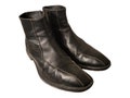 Vintage Hugo Boss Black Leather Chelsea Boots, Size 9.5