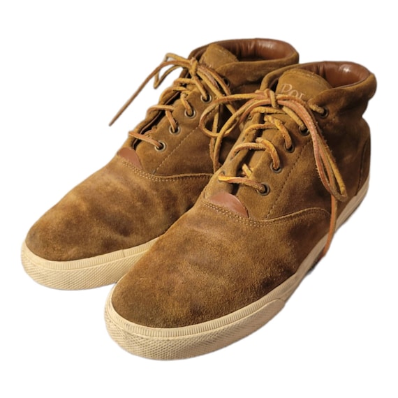 POLO Ralph Lauren Zale Suede High Top Chukka Shoe… - image 4