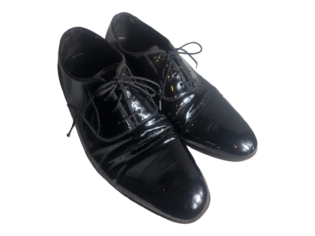 Florsheim Saddle Shoes, Size 8, 3E Men's 26.0cm genuine leather black type Vintage Second Hand